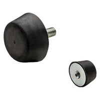 Maschinenfüße zur elastischen Lagerung und Nivellierung von Maschinen.