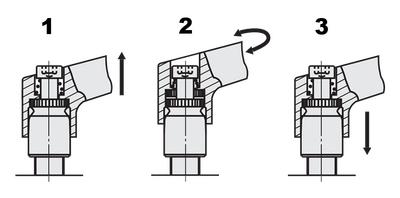 Beispiel - Funktionsweise eines verstellbaren Klemmhebels