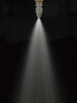 Beispieldarstellung einer Düse mit mittlerem Sprühwinkel