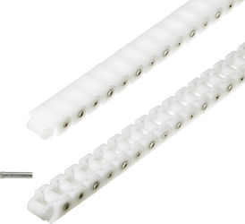 Einreihige Blockketten (CHEE) aus technischem Kunststoff