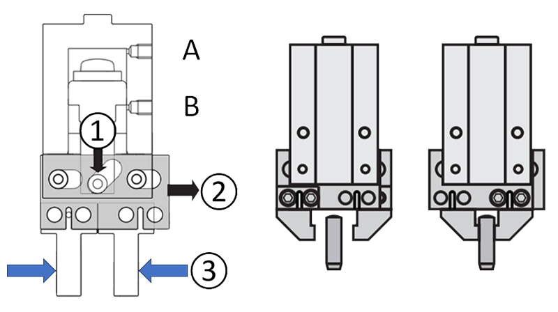 Aufbau und Funktionsweise eines Parallelgreifers