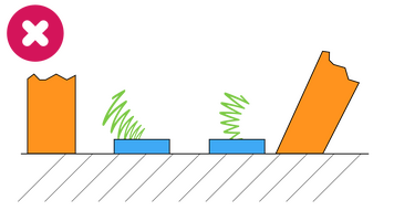 Zerstörte Maschine, die Eigenfrequenzen sind gleich