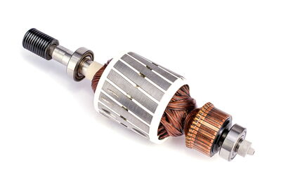 Beispiel für einen Rotor mit Bürsten