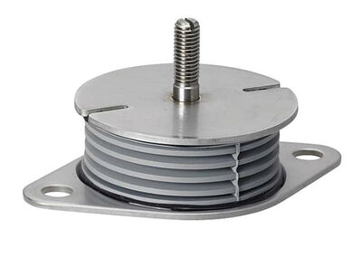 Schwingungsdämpfer mit vibrationsdämpfendem Gel und Gummibeschichtung