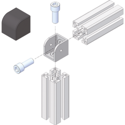 Zweiseitiger Eckverbinder HBLCS