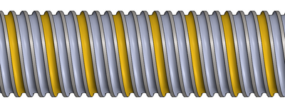 Schematische Darstellung für die Ermittlung der Steigung von Kugelgewindetrieben