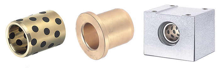 Abbildung einiger MISUMI Gleitlagerbuchsen