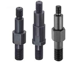 Achsbolzen mit Schraubbefestigung (Gewindebolzen beidseitig)