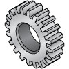 Außenverzahntes Stirnrad - Form A