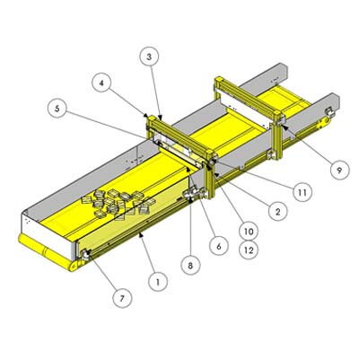 Anwendungsbeispiel: Gurtförderer mit Vereinzelung