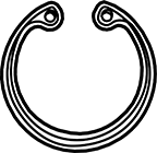 Sicherungsring für Bohrungen (Innenring)