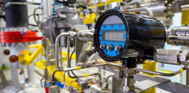 Sensor verbaut im Gesamtsystem