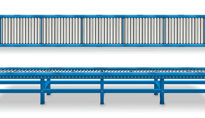 Beispielhafter Aufbau eines Rollenförderers
