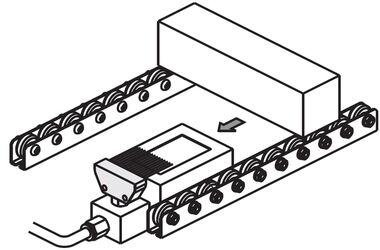 Anwendungsbeispiel einer Luftdüse für die Reinigung eines Sensorempfängers, insbesondere in Reinräumen