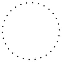 Beispielabbildung - Sprühform: Hohlkegel