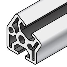 Abgeschrägtes Aluminiumprofil
