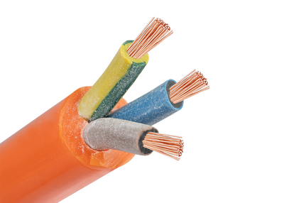 Beispiel für PUR-Leitungen mit Farbcodierung