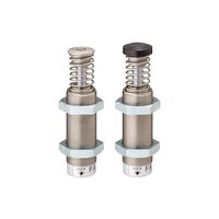 Einstellbare Industriestoßdämpfer zur Anwendung als kontrollierte Aufnahme von Schwingungen bei linearen Bewegungen.