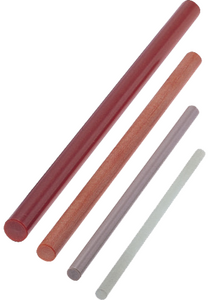 Beispiel: bearbeitete Rundstangen aus Kunststoff