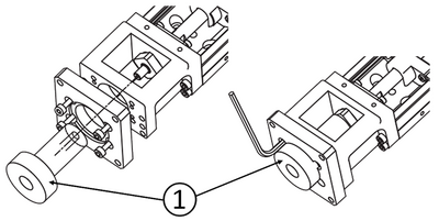Darstellung zur Verwendung des Motoradapter Zentrierwerkzeugs (1)