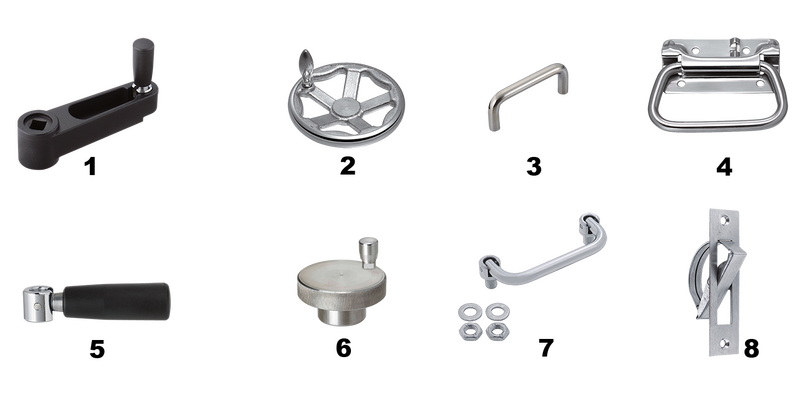 Überblick über Griffe bei MISUMI