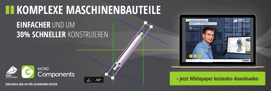 Jetzt mit MISUMI Rapid Design komplexe Maschinenbauteile schneller und einfacher konstruieren