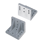 Winkel/Gusseisen/Breite Ausführung/Mit Bohrung und Zylinderstiftbohrung