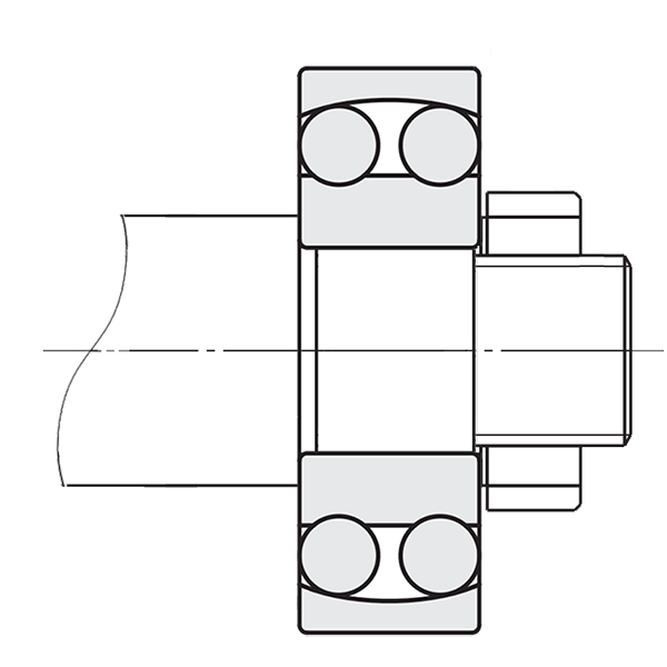 Lager mit zylindrischer Bohrung